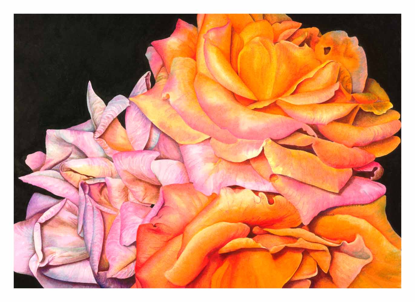 Acrylic painting on Arches