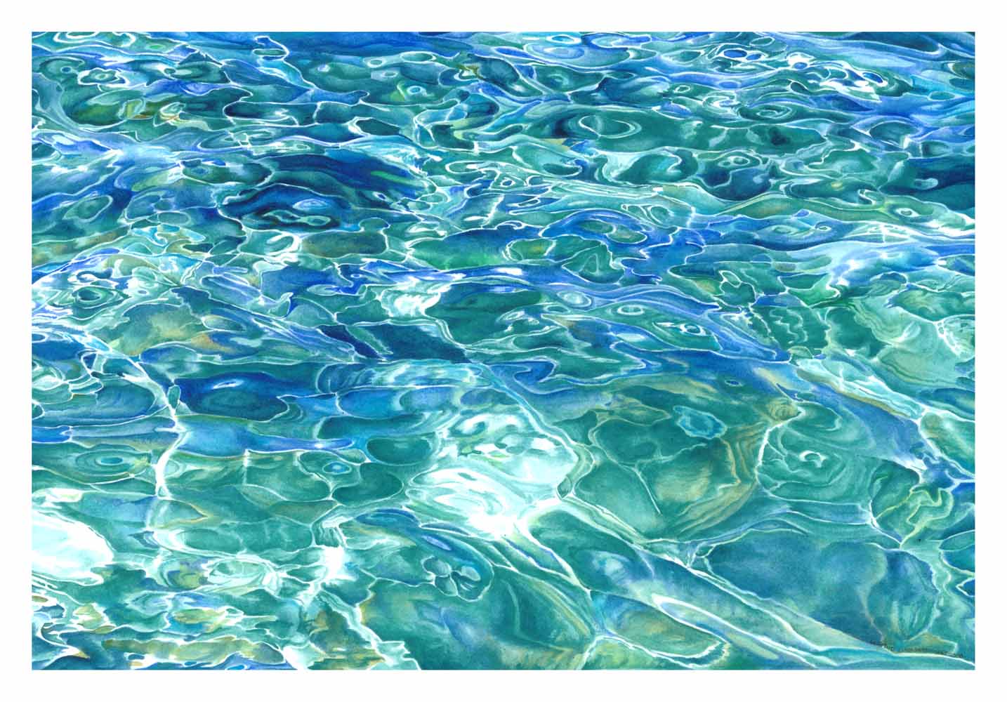 Acrylic painting on Arches