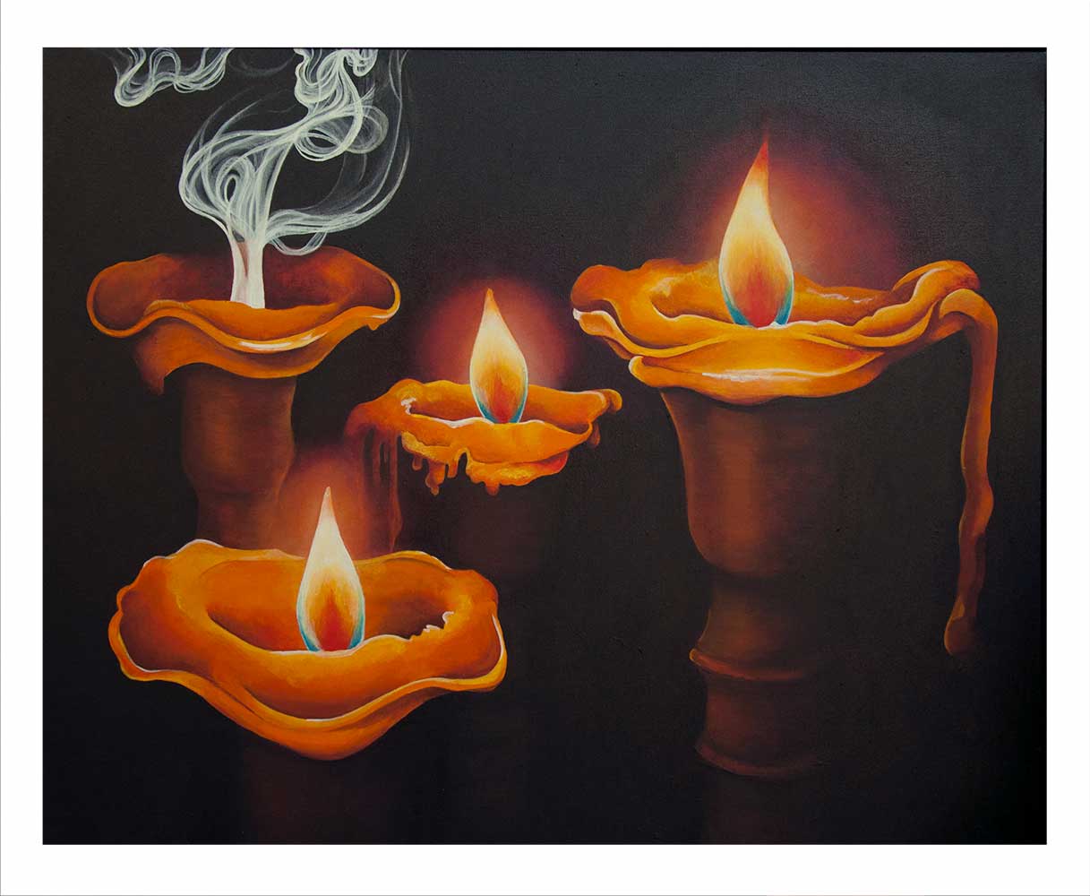 Acrylic painting on canvas