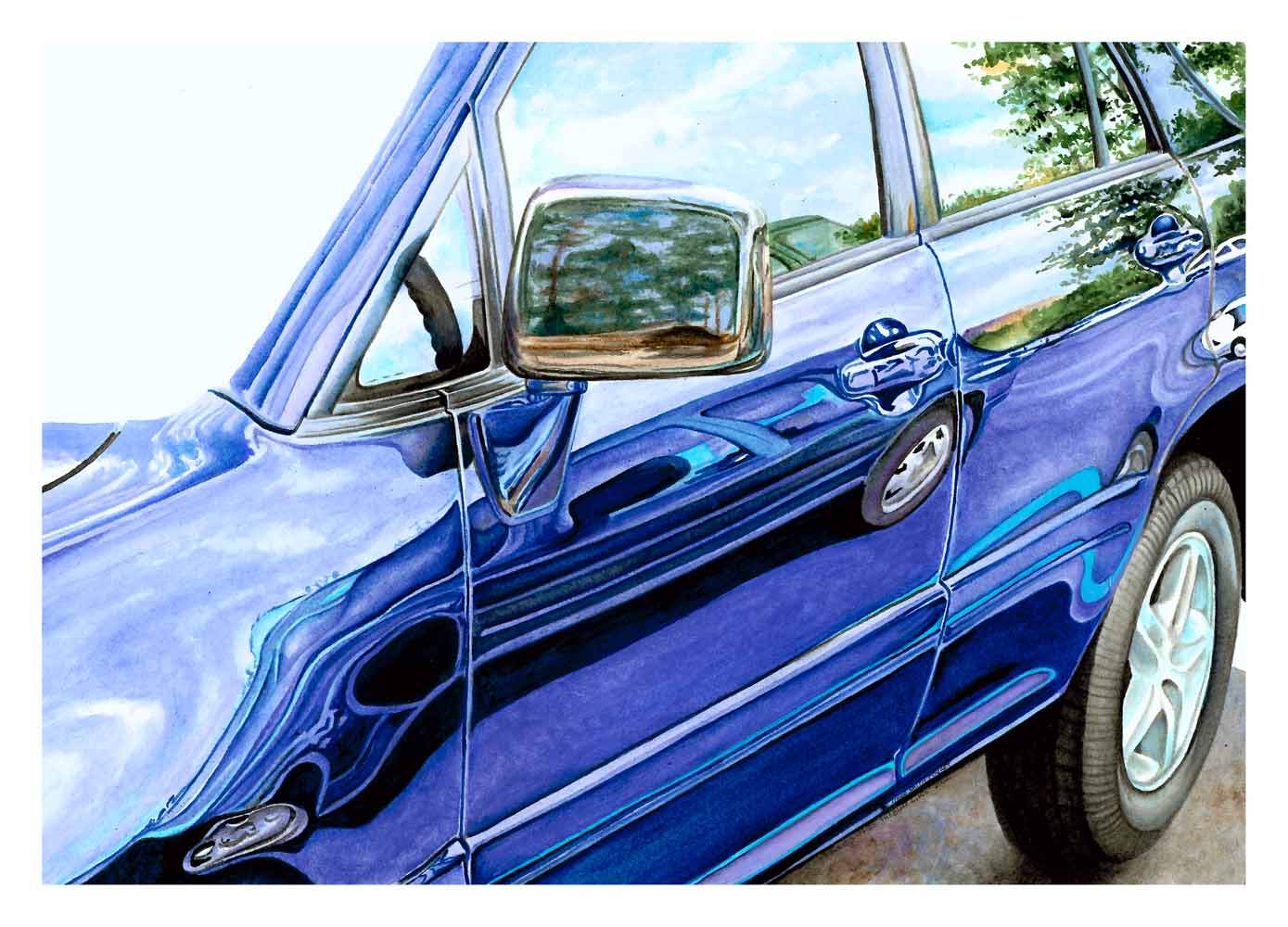 Acrylic painting on Arches