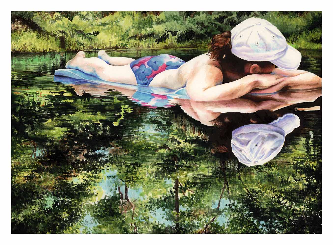 Acrylic painting on Arches