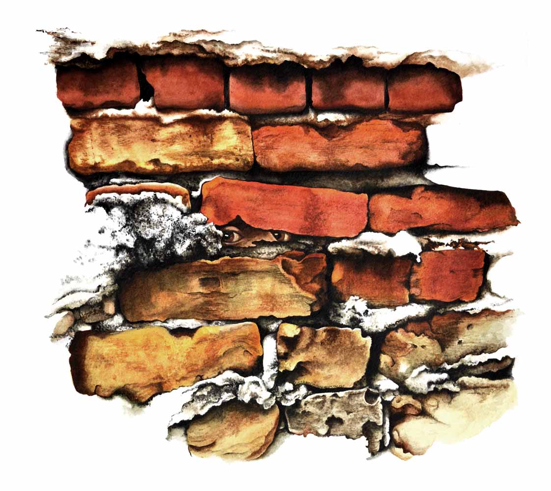 Acrylic painting on Arches