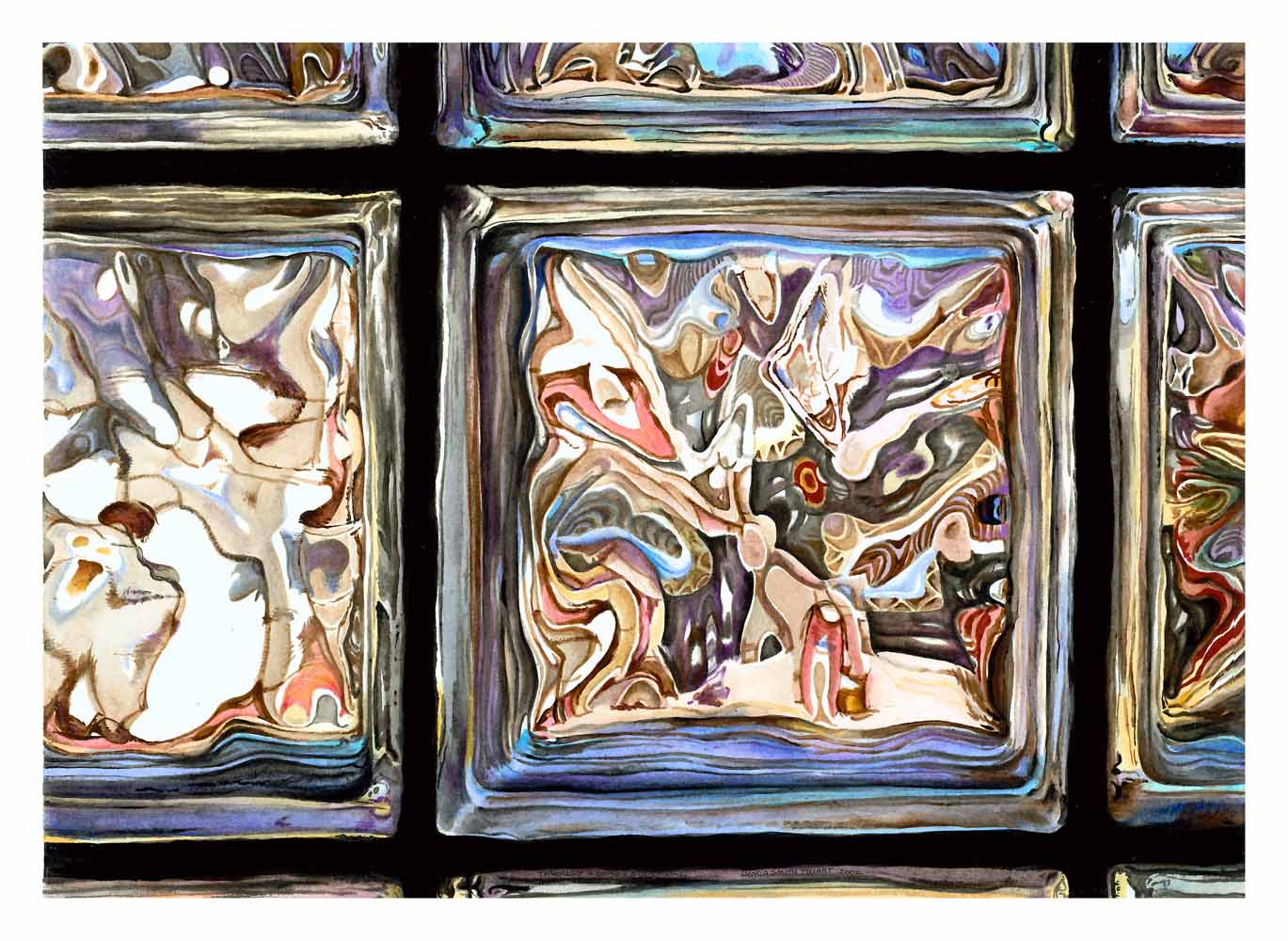 Acrylic painting on Arches