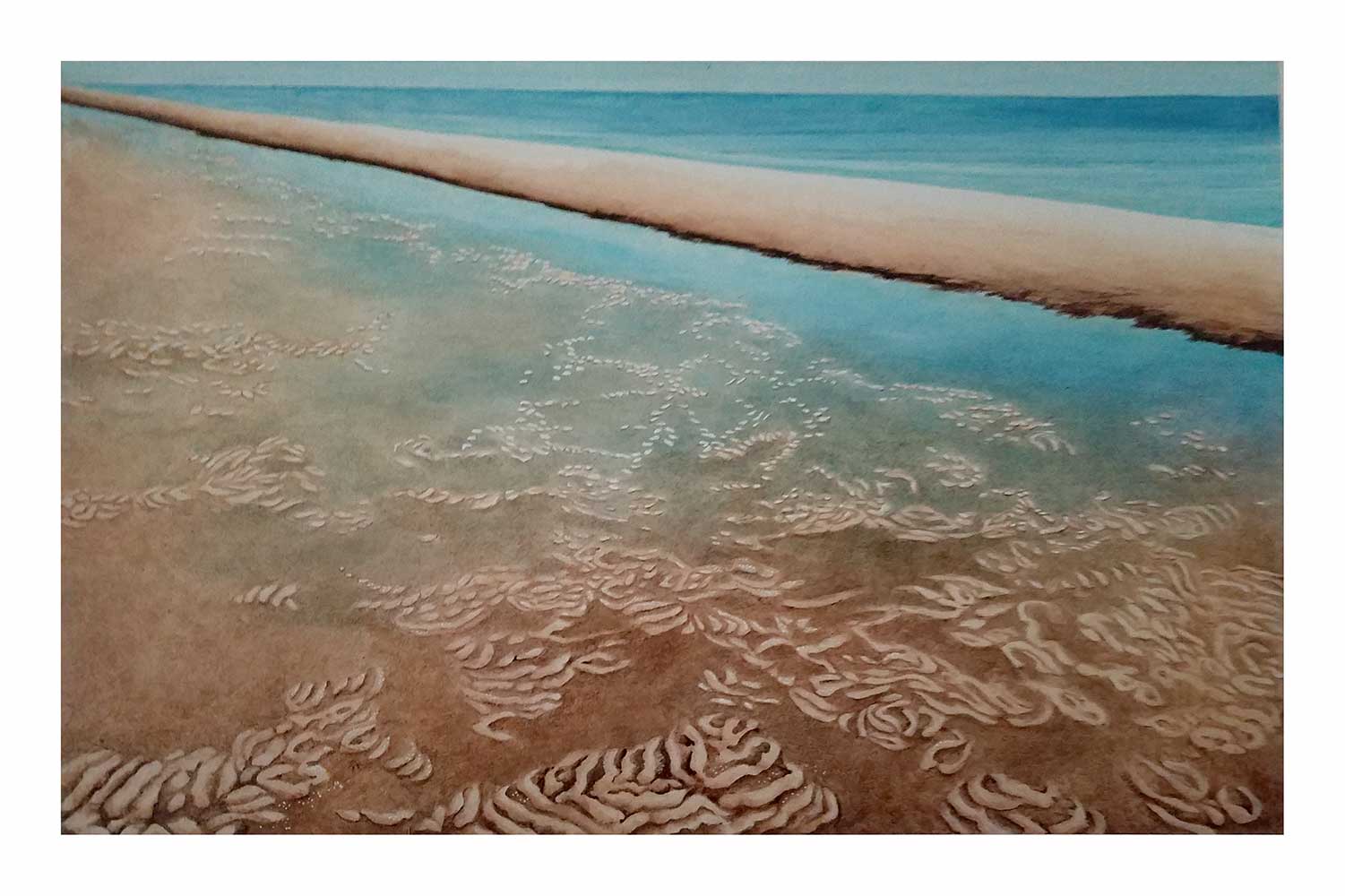 Acrylic painting on Arches